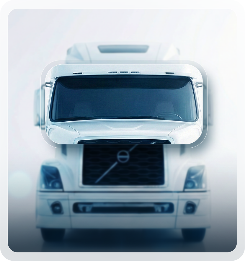 HDShips tractor with clear road visibility